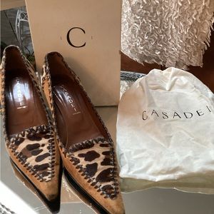 Casadei suede 3 inch heels